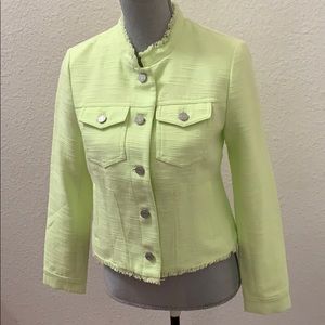 Banana Republic Women’s Jacket Coat 2 XS New NWT light green RARE HTF GORGEOUS